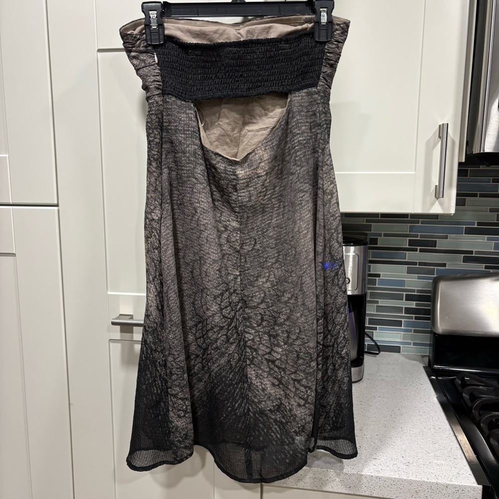 Free People strapless shell chiffon dress - Picture 5 of 7